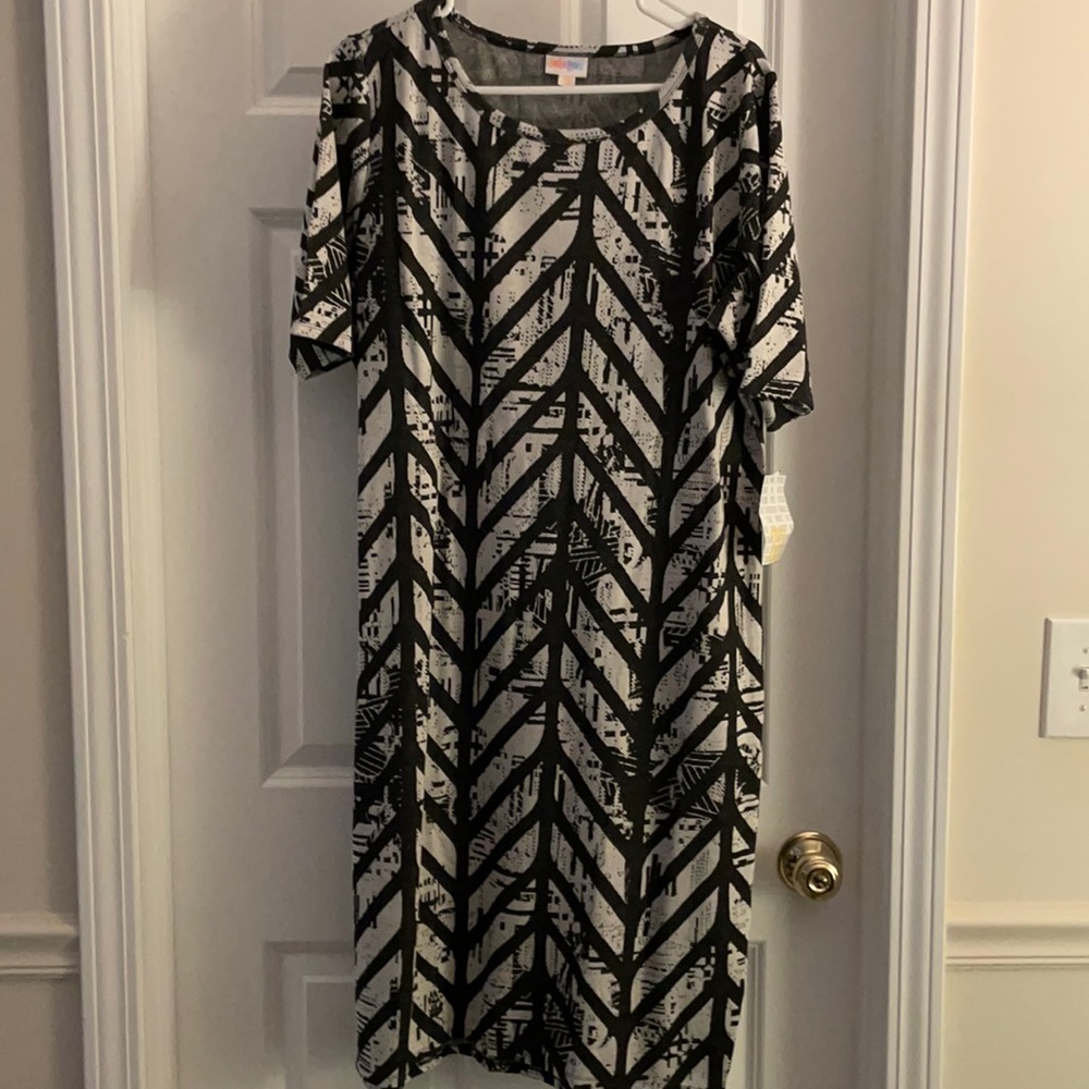 LuLaRoe Julia dress. New with tags.